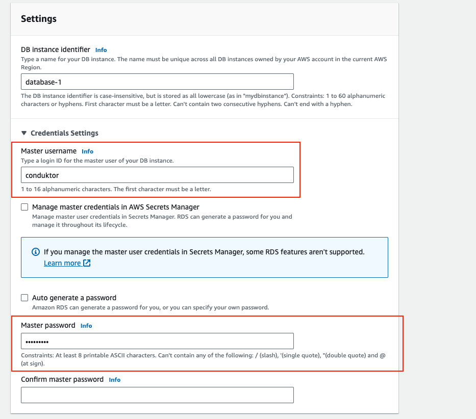 AWS Guide RDS