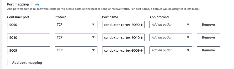 AWS Guide Port Mappings