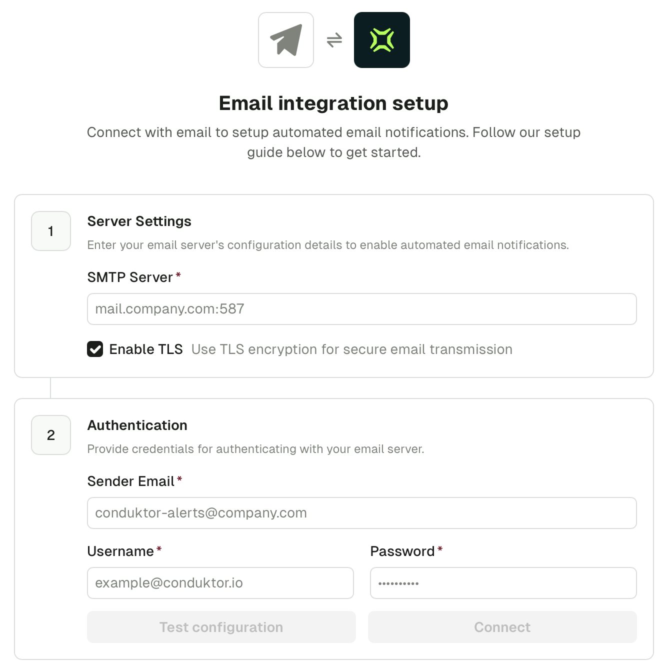 Email integration