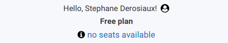 all the monthly seats of my company are already claimed for the current month